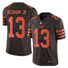 Nike Browns #13 Odell Beckham Jr Brown Men's Stitched NFL Limited Rush Jersey