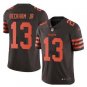 Nike Browns #13 Odell Beckham Jr Brown Men's Stitched NFL Limited Rush Jersey