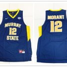 Men's Murray State #12 Ja Morant Navy Blue College Basketball Jersey
