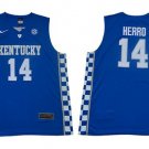 Men's Kentucky Wildcats #14 Tyler Herro Royal Blue Basketball Elite Stitched NCAA Jersey