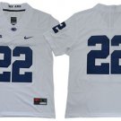 Men's Penn State Nittany Lions #22 White Stitched NCAA Jersey