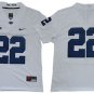 Men's Penn State Nittany Lions #22 White Stitched NCAA Jersey