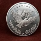 US SILVER TRADE UNIT - Soaring Eagle 1 Troy Oz Silver Coin (CRACKED DIE)