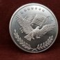 US SILVER TRADE UNIT - Soaring Eagle 1 Troy Oz Silver Coin (CRACKED DIE)