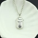 Men Necklace Welding Mask Welder Cap Jewelry Chain Metal Fashion Mens Gift NEW