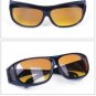 Night Vision Anti-Glare Wraparound Glasses for Bright & Safe Night Time Driving