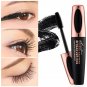 4D Silk Fiber Eyelash Mascara Extension Makeup Black Waterproof Kit Eye Lashes
