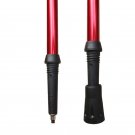 Anti Shock Nordic Walking Sticks Telescopic Trekking Hiking Poles Rubber Tips