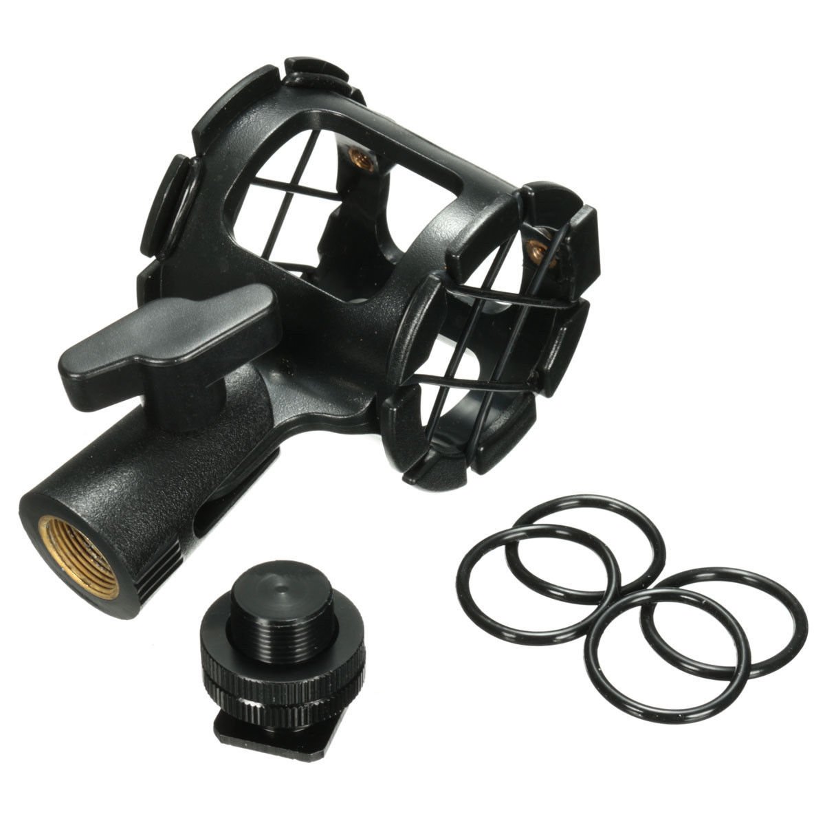 Microphone Stand Holder Suspension Clip Bracket Recording Mic Shock Shoe Mount
