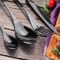 Onyxware Luxury Flatware Cutlery Diner Stainless Steel Set Black 4Pcs New