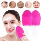 Electric Massage Facial Cleaning Brush Washing Machine Waterproof Silicone