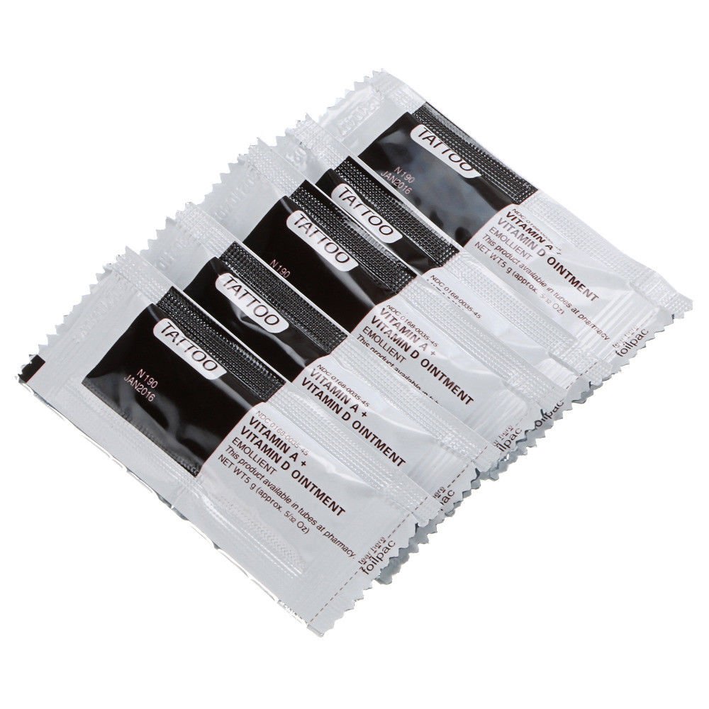 100Pcs/lot Tattoo Vitamin Ointment A&D Anti Scar Tattoo Aftercare Cream