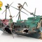 Large Aquarium Decorations Wreck Sunk Ship Plactic Boat Air Split Shipwreck Fish