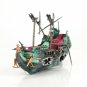 Large Aquarium Decorations Wreck Sunk Ship Plactic Boat Air Split Shipwreck Fish