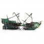 Large Aquarium Decorations Wreck Sunk Ship Plactic Boat Air Split Shipwreck Fish