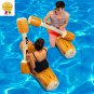Pool Float Game 4 Pcs Water Raft Kick Bumper Inflatable Swimming Gladiator Toy