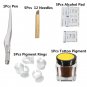 Microblading Permanent 3D Makeup Eyebrow Tattoo Pen Needles Pigment Ink Kit Set