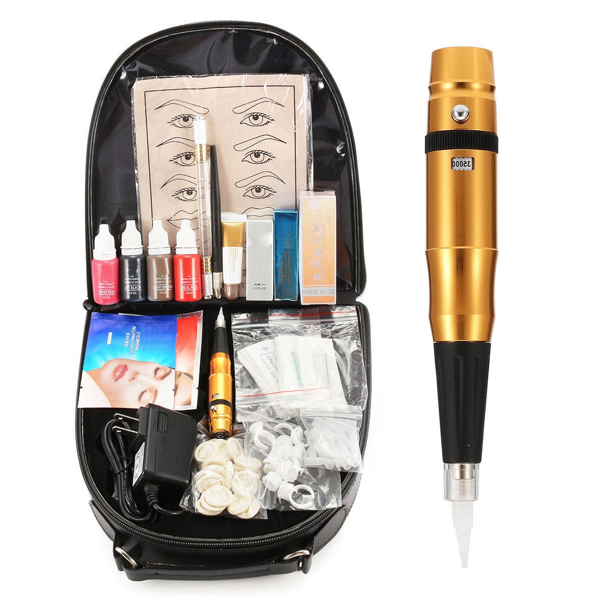 Pro Complete Microblading Permanent Makeup Eyebrow Lips Tattoo Machine