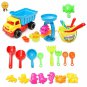 Beach Sand Play Toys Set 21pcs/set Bucket Rakes Sand Wheel Watering Sand Toys