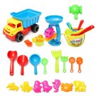 Beach Sand Play Toys Set 21pcs/set Bucket Rakes Sand Wheel Watering Sand Toys
