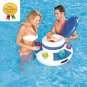 Ice Bucket Blue Pool Floats Kids Adult Swimming Party Fun Water Floating Island