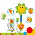 Bathing Toys Sunflower Water Flow Spray Shower Head Baby Kids Toddler Play Toy