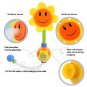 Bathing Toys Sunflower Water Flow Spray Shower Head Baby Kids Toddler Play Toy