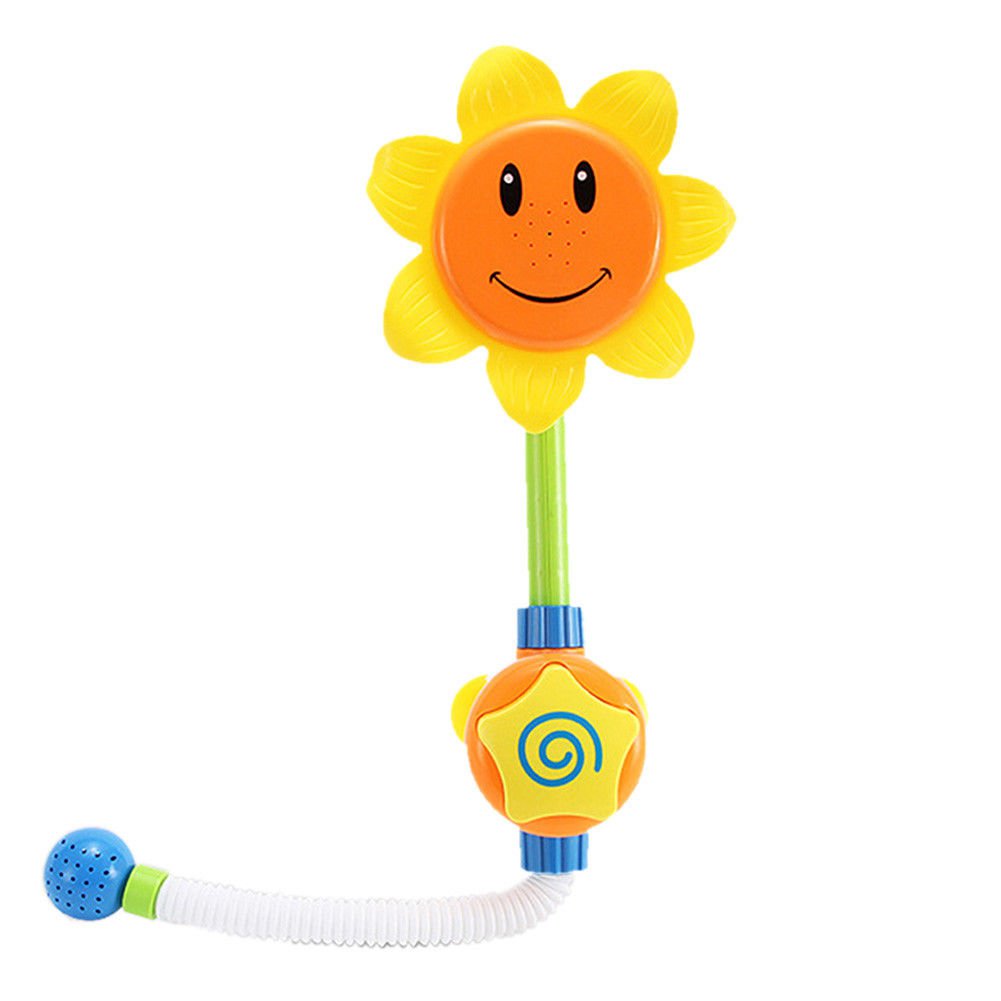 Bathing Toys Sunflower Water Flow Spray Shower Head Baby