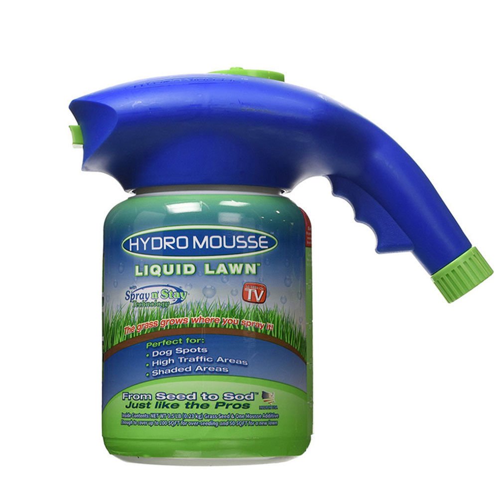 Hydro Mousse Liquid Lawn Grass Growth Garden Sprayer Bottle Grow Grass ...