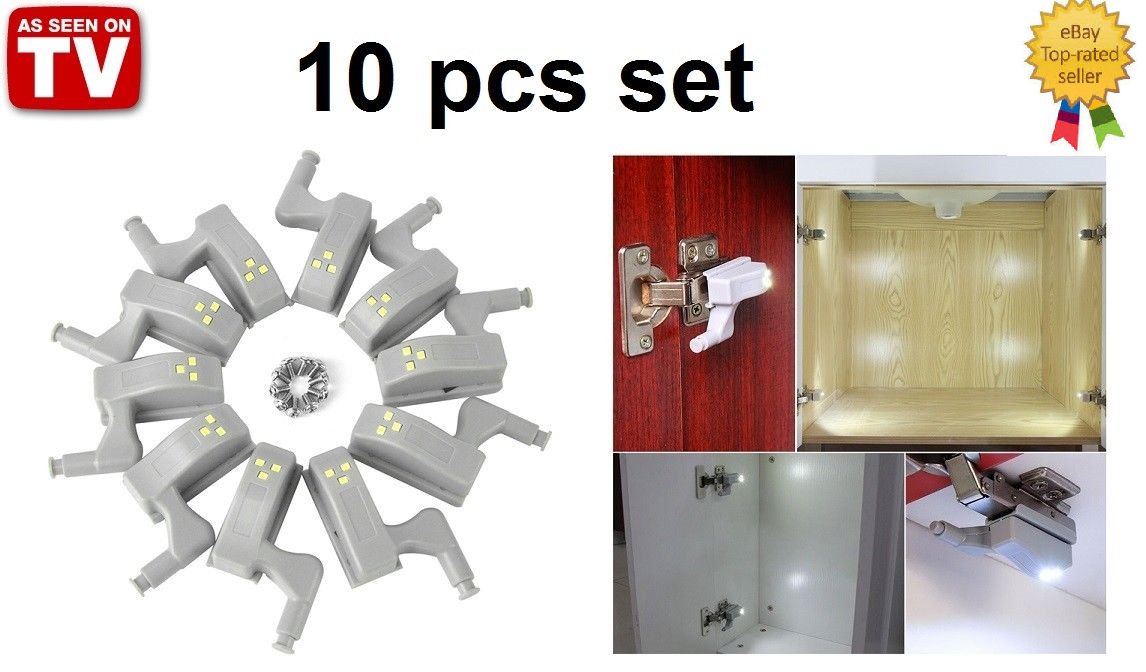 EMERGENCY HELPFUL LED SENSOR LIGHT - 10 PCS -  LED Cupboard Closet