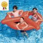 Swimming Tube Bagel Lounge Inflatable Float Adult Swim Ring Air Mat Pool Raft