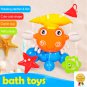 Bathing Toys Crab Rotating Starfish and Fish Summer Baby Kids Toddler Play Toy