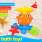 Bathing Toys Crab Rotating Starfish and Fish Summer Baby Kids Toddler Play Toy