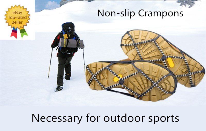 Walking on Snow and Ice Anti Slip Ice Gripper Anti Skid Ice Shoes Spikes