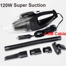 Auto Accessories Portable 120W 12V Car Vacuum Cleaner Handheld Mini Super Suctio
