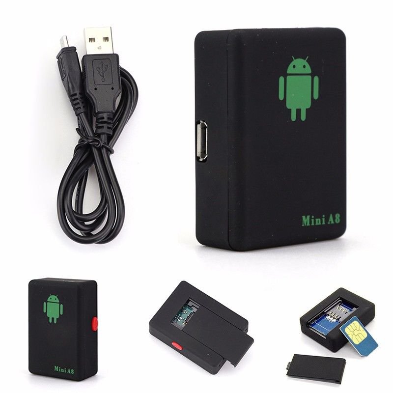 Mini A8 GPS Tracker Real Time GSM Security Auto Tracking Device With SOS Button