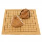90Pcs Go Game Weiqi Professional Go Bang Mental Suede Leather Sheet Board Set