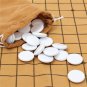 90Pcs Go Game Weiqi Professional Go Bang Mental Suede Leather Sheet Board Set