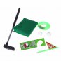 Potty Putter Funny Mini Golf Game Toilet Bathroom Putting Mat Set Gift