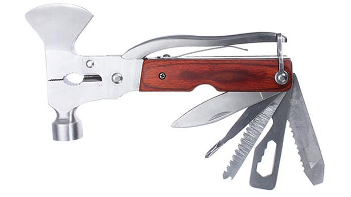 Bottle Opener Outdoor Tool  -  SILVER