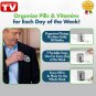 Pill Pro PILLPRO Compact Organize Pill Vitamin Storage ()