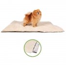 NEW Cream Magic Self Heating Thermal Cat Dog Animal Pet Warm Washable Bed Fleece