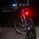New Original Meilan X6 6 Mode 16 LED Rechargeable Smart Bike Rear Light - BLACK