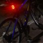 New Original Meilan X6 6 Mode 16 LED Rechargeable Smart Bike Rear Light - BLACK