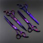 7.0 inch Pet Scissors Dog Grooming Scissors Set Straight & Curved & Thinning She