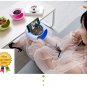 Creative Lazy Fruit Dish Snacks Nut Melon Seeds Bowl Double Layer Plastic Candy