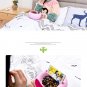 Creative Lazy Fruit Dish Snacks Nut Melon Seeds Bowl Double Layer Plastic Candy