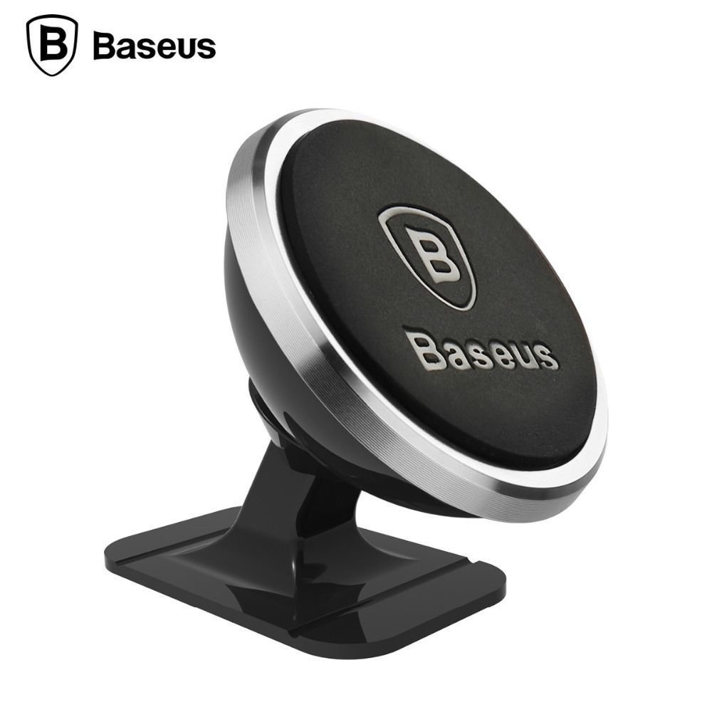 Baseus 360 Degree Magnetic Car Mount Holder-  SILVER