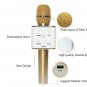 Portable Wireless Bluetooth Karaoke Microphone Q7 Stereo Bluetooth Speaker Recei