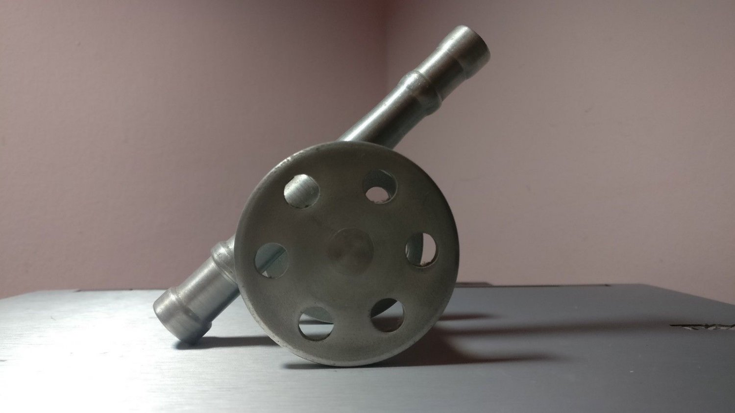 Handmade aluminium cannon